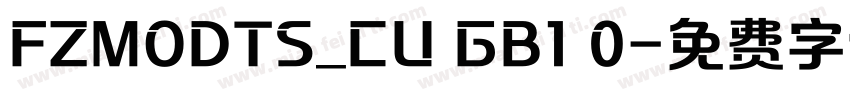 FZMODTS_CU GB1 0字体转换